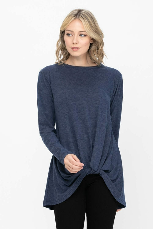 Comfy Soft Casual Twist Knot Tunics Tops Blouses T Shirts | Apparel | Kitchen + Metal