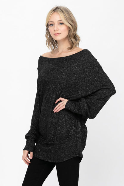 Dolman Sleeve Loose Pullover Sweater Knit Oversized Tunics Top | Apparel | Kitchen + Metal