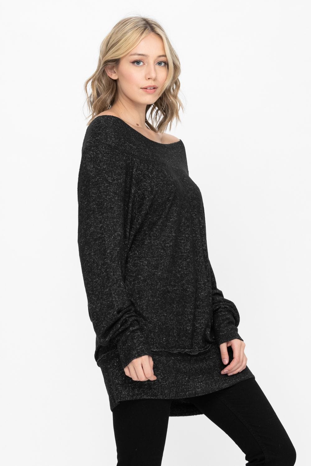 Dolman Sleeve Loose Pullover Sweater Knit Oversized Tunics Top | Apparel | Kitchen + Metal