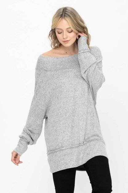 Dolman Sleeve Loose Pullover Sweater Knit Oversized Tunics Top | Apparel | Kitchen + Metal