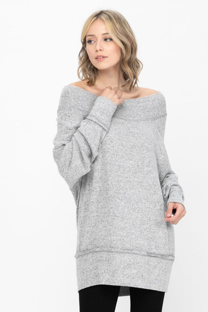 Dolman Sleeve Loose Pullover Sweater Knit Oversized Tunics Top | Apparel | Kitchen + Metal