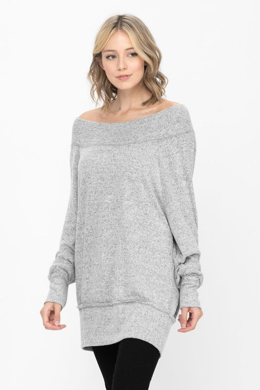 Dolman Sleeve Loose Pullover Sweater Knit Oversized Tunics Top | Apparel | Kitchen + Metal