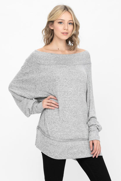 Dolman Sleeve Loose Pullover Sweater Knit Oversized Tunics Top | Apparel | Kitchen + Metal