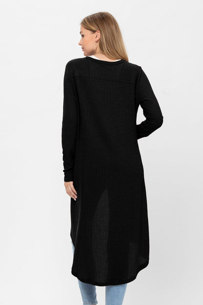 Long Sleeve Button Down Solid Color Knit Cardigans with Pockets | Apparel | Kitchen + Metal