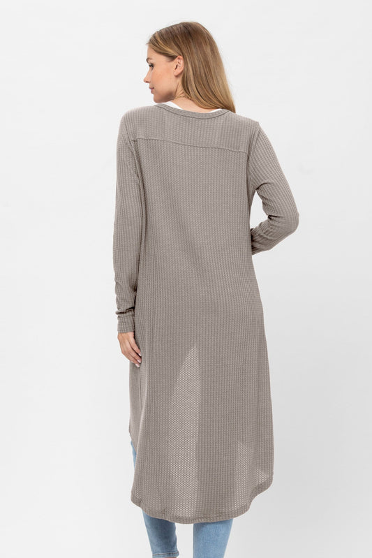 Long Sleeve Button Down Solid Color Knit Cardigans with Pockets | Apparel | Kitchen + Metal