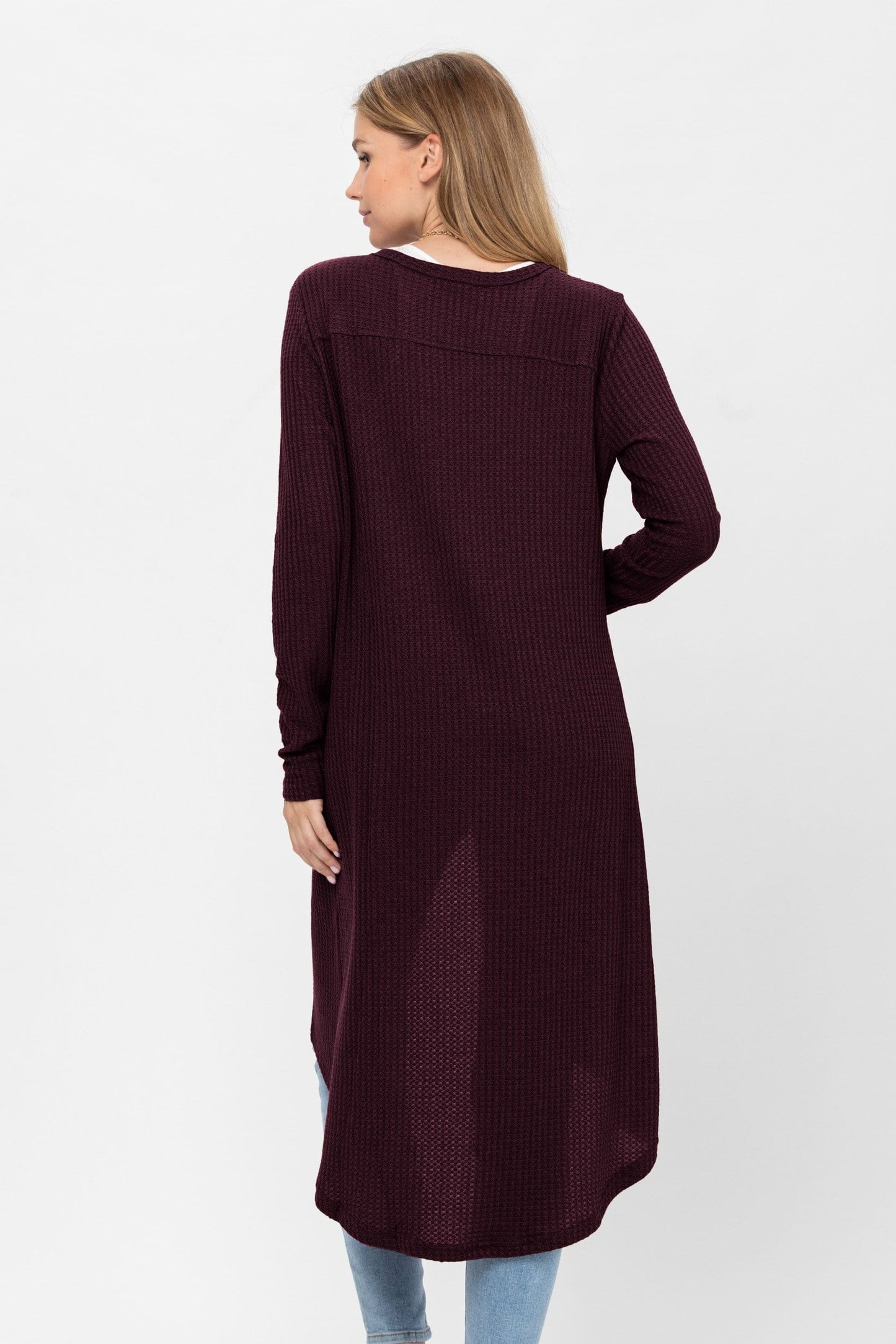 Long Sleeve Button Down Solid Color Knit Cardigans with Pockets | Apparel | Kitchen + Metal