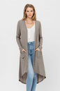 Long Sleeve Button Down Solid Color Knit Cardigans with Pockets | Apparel | Kitchen + Metal