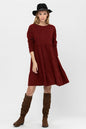 Long Sleeve 3 Tiered Casual Flared Cotton Mini Dress | Apparel | Kitchen + Metal