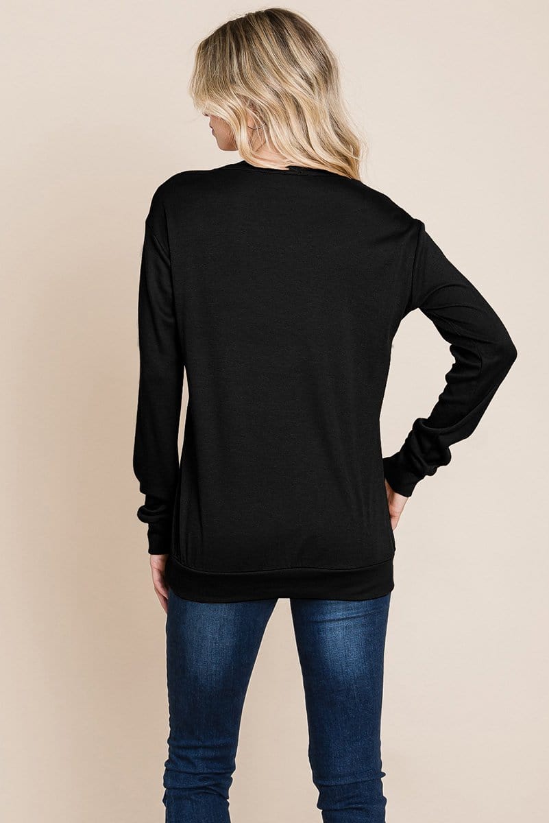 Cut out Knit Sweatshirts Tops | Apparel | Kitchen + Metal