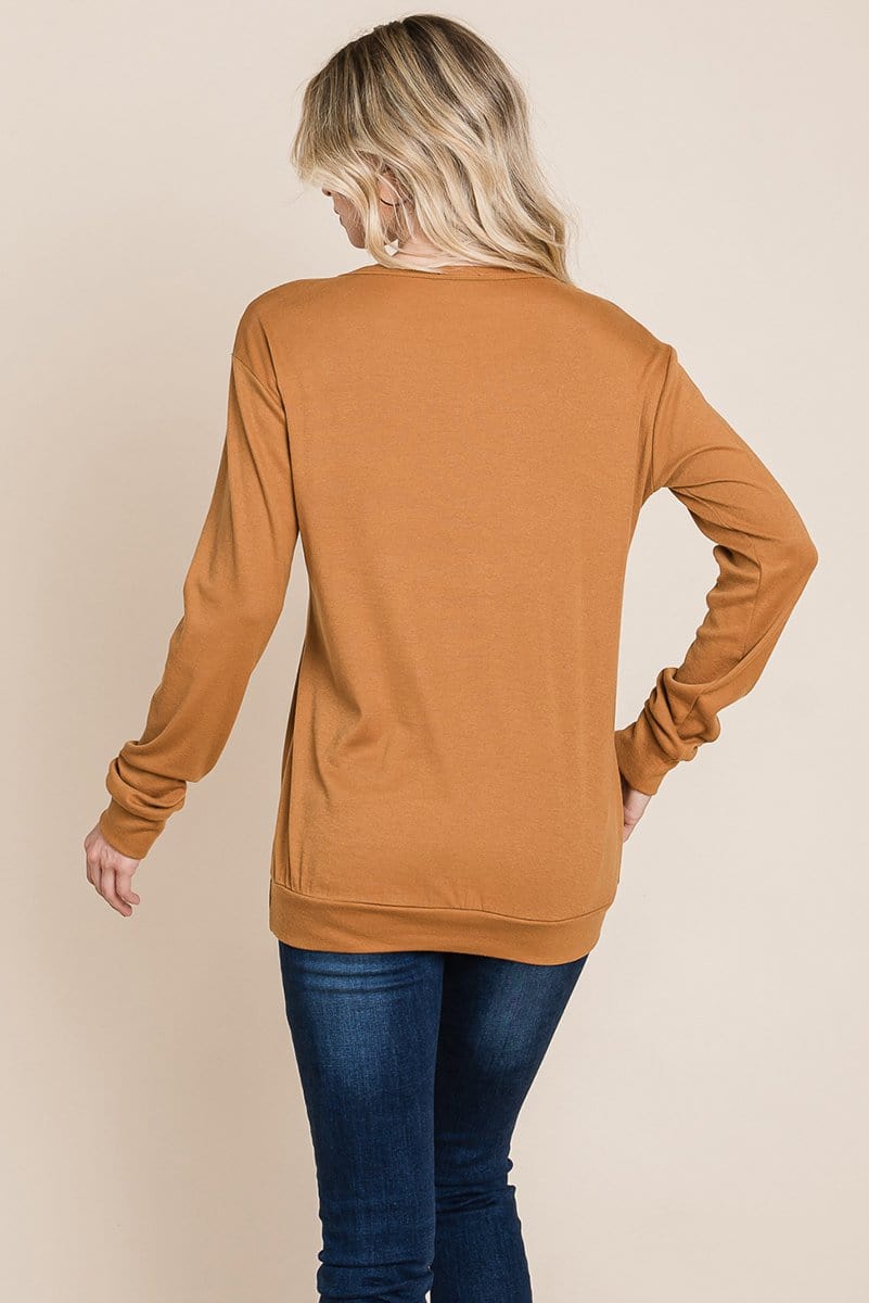 Cut out Knit Sweatshirts Tops | Apparel | Kitchen + Metal