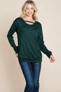 Cut out Knit Sweatshirts Tops | Apparel | Kitchen + Metal