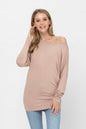 Flowy Comfort Draped Long Sleeve Batwing Dolman Top S-XL Plus Size | Apparel | Kitchen + Metal