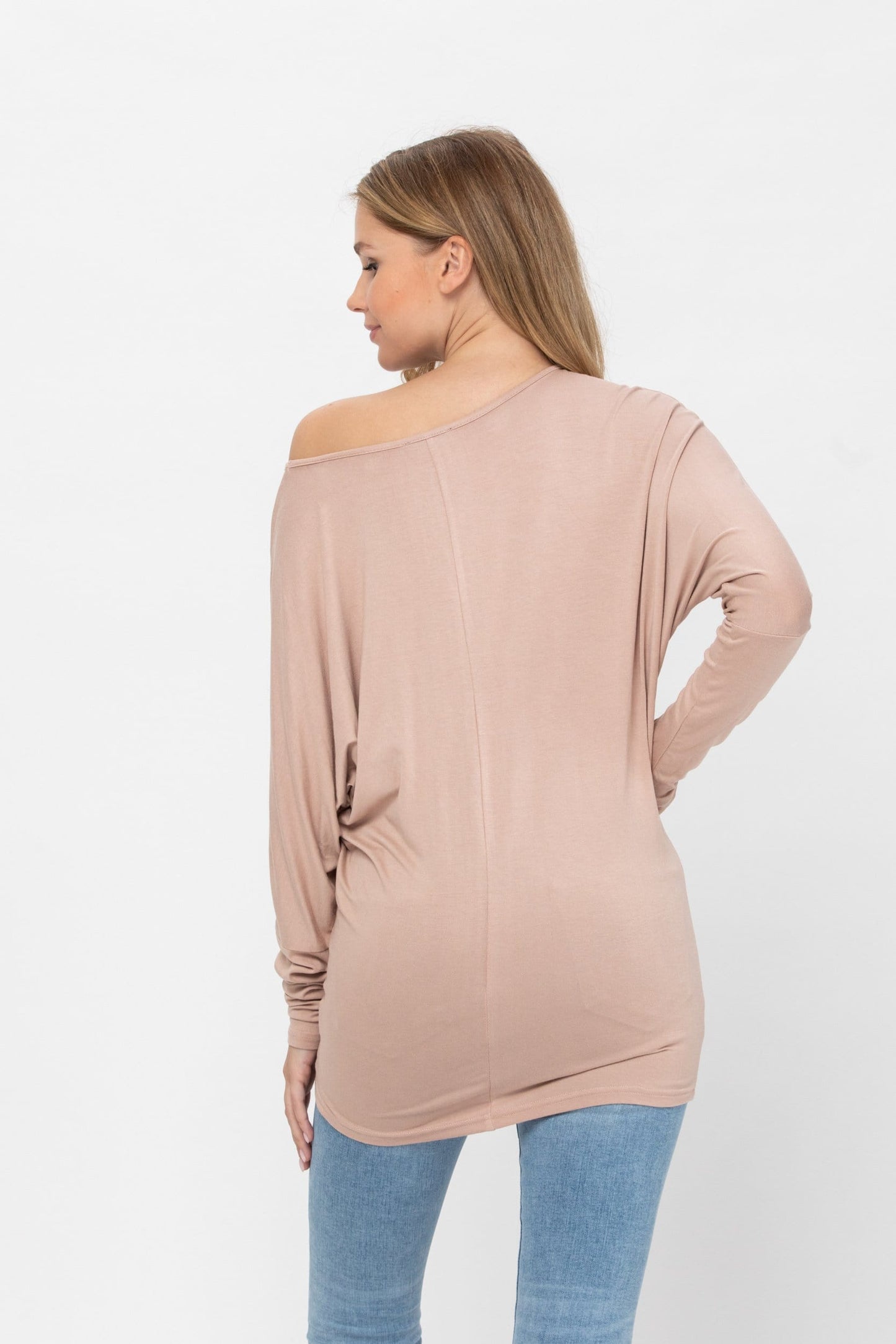 Flowy Comfort Draped Long Sleeve Batwing Dolman Top S-XL Plus Size | Apparel | Kitchen + Metal