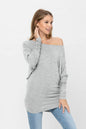 Flowy Comfort Draped Long Sleeve Batwing Dolman Top S-XL Plus Size | Apparel | Kitchen + Metal