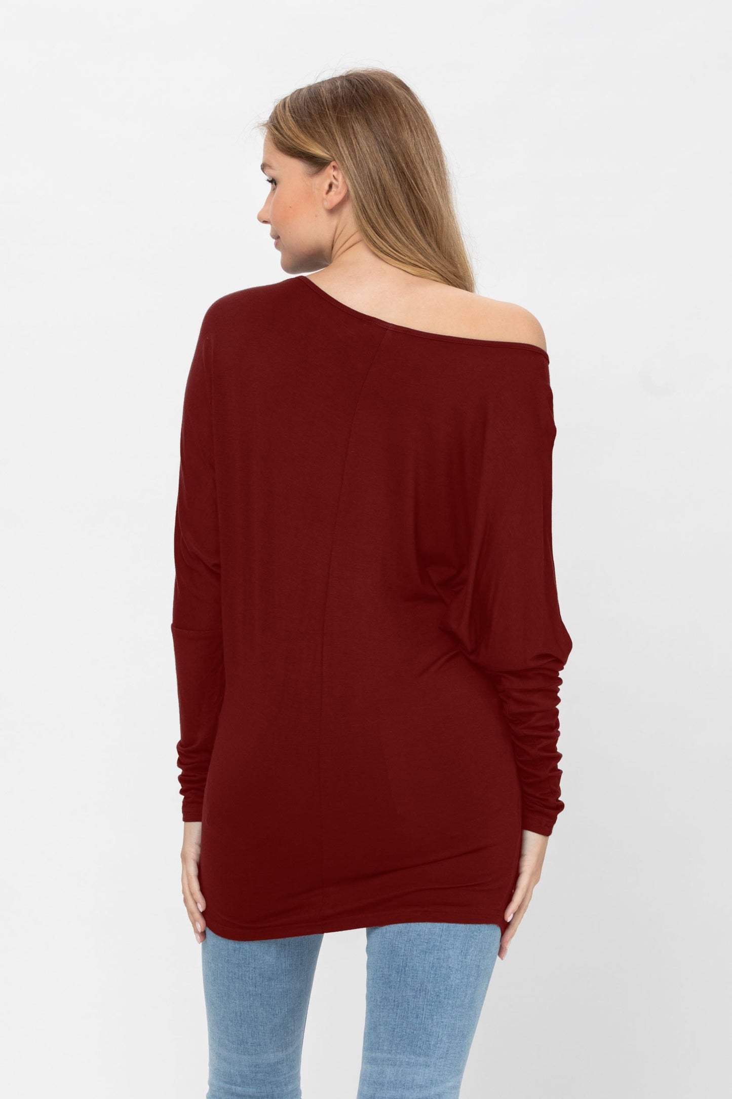 Flowy Comfort Draped Long Sleeve Batwing Dolman Top S-XL Plus Size | Apparel | Kitchen + Metal
