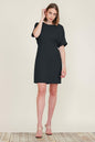 Dolman Short Kimono Sleeve Round Neck Casual Dress with Back Zip | Apparel | Kitchen + Metal