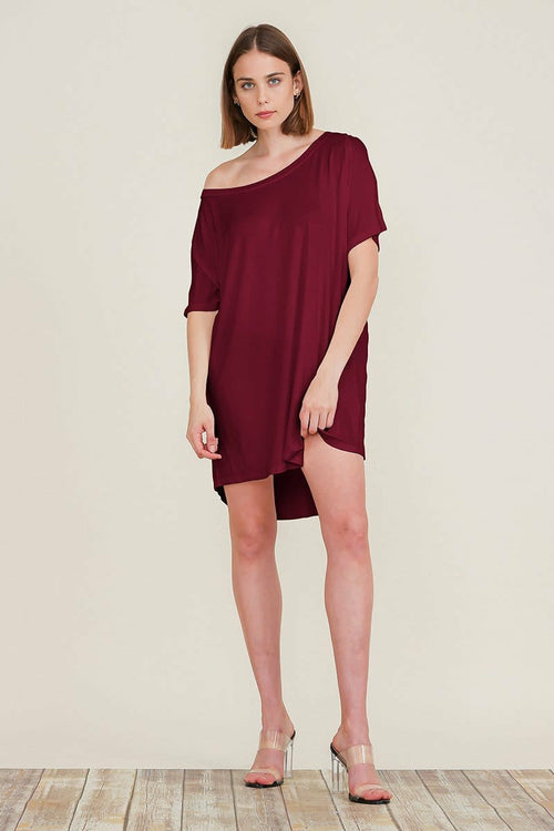 Loose Home Long Sleeve Shirt Mini Dresses Tops T Shirts Tunics S-XL | Apparel | Kitchen + Metal