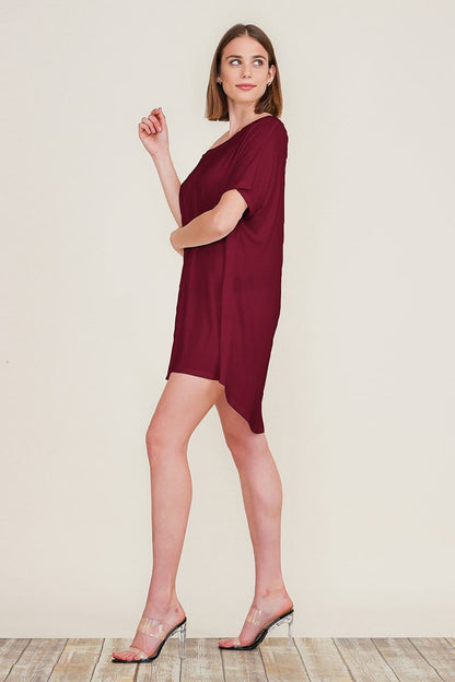 Loose Home Long Sleeve Shirt Mini Dresses Tops T Shirts Tunics S-XL | Apparel | Kitchen + Metal