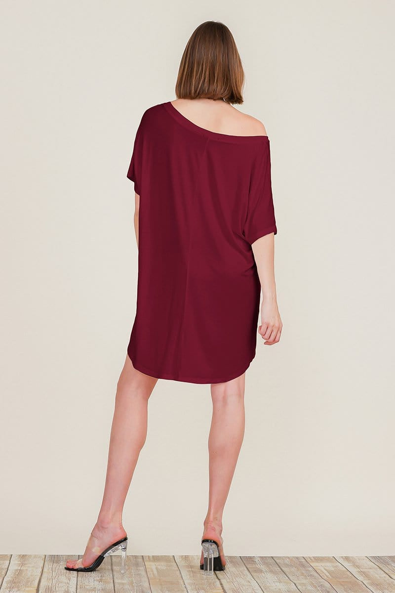 Loose Home Long Sleeve Shirt Mini Dresses Tops T Shirts Tunics S-XL | Apparel | Kitchen + Metal