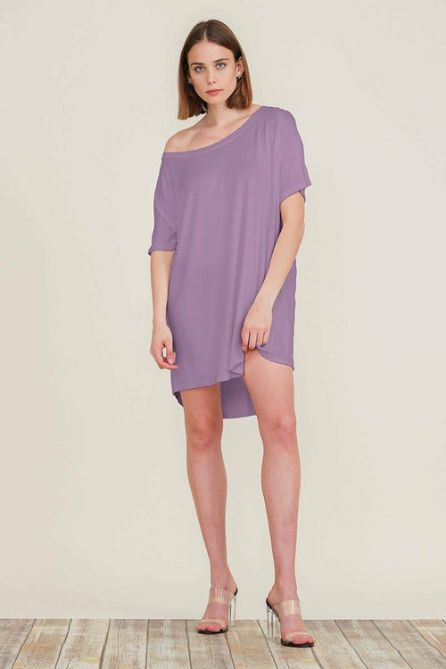 Loose Home Long Sleeve Shirt Mini Dresses Tops T Shirts Tunics S-XL | Apparel | Kitchen + Metal