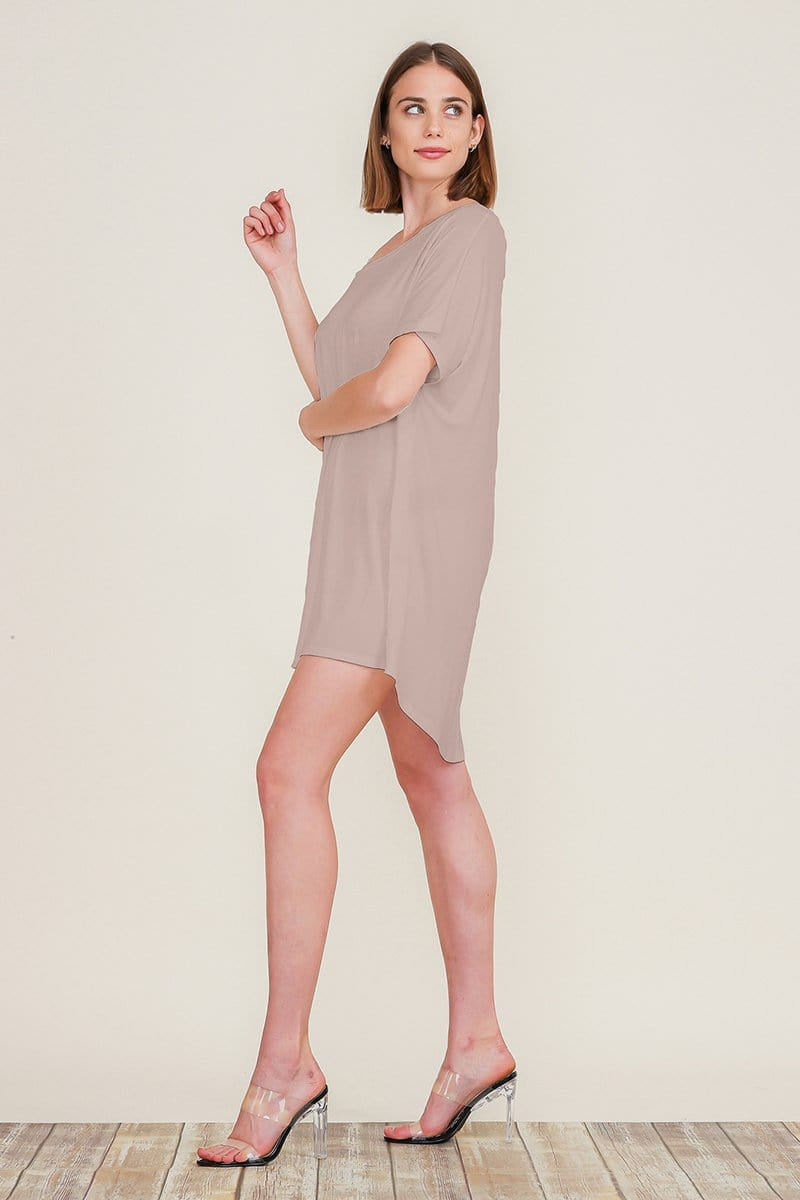 Loose Home Long Sleeve Shirt Mini Dresses Tops T Shirts Tunics S-XL | Apparel | Kitchen + Metal