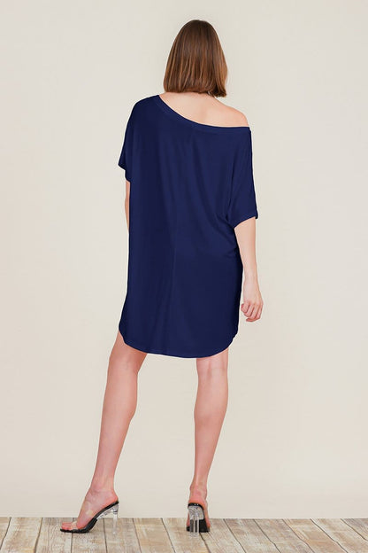 Loose Home Long Sleeve Shirt Mini Dresses Tops T Shirts Tunics S-XL | Apparel | Kitchen + Metal