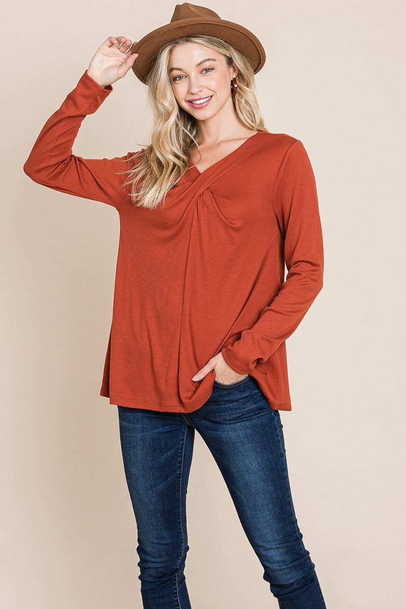 Fold Knotted Twist Sweatshirts | Apparel | Kitchen + Metal