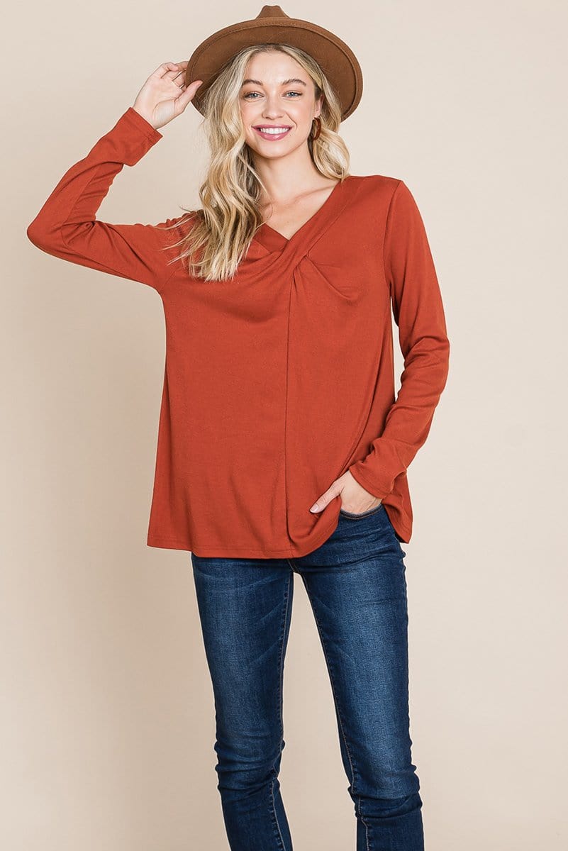 Fold Knotted Twist Sweatshirts | Apparel | Kitchen + Metal
