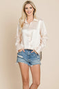 Casual Animal Print Satin Button Up Shirts Blouse | Apparel | Kitchen + Metal
