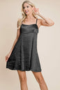 Adjustable Spaghetti Strap Satin Cami Slip Dress | Apparel | Kitchen + Metal