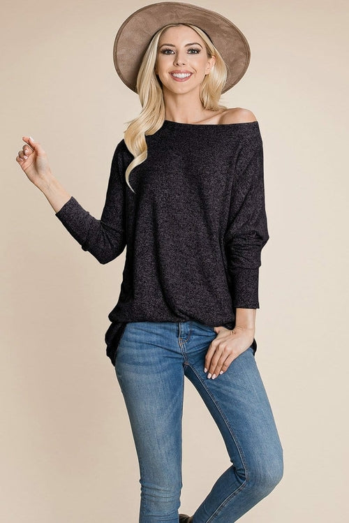 Casual Dolman Pullover Sweater Loose Fit Knit Top | Apparel | Kitchen + Metal