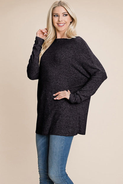 Casual Dolman Pullover Sweater Loose Fit Knit Top | Apparel | Kitchen + Metal