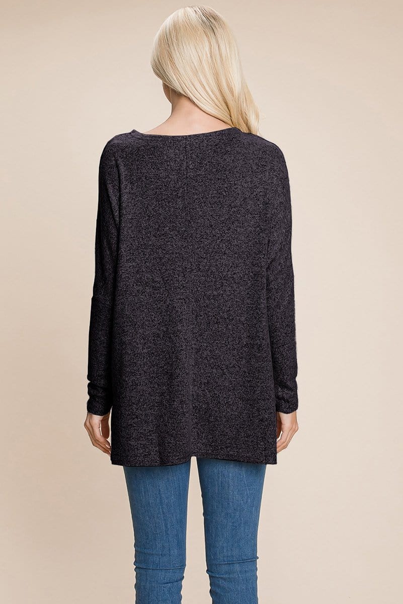 Casual Dolman Pullover Sweater Loose Fit Knit Top | Apparel | Kitchen + Metal