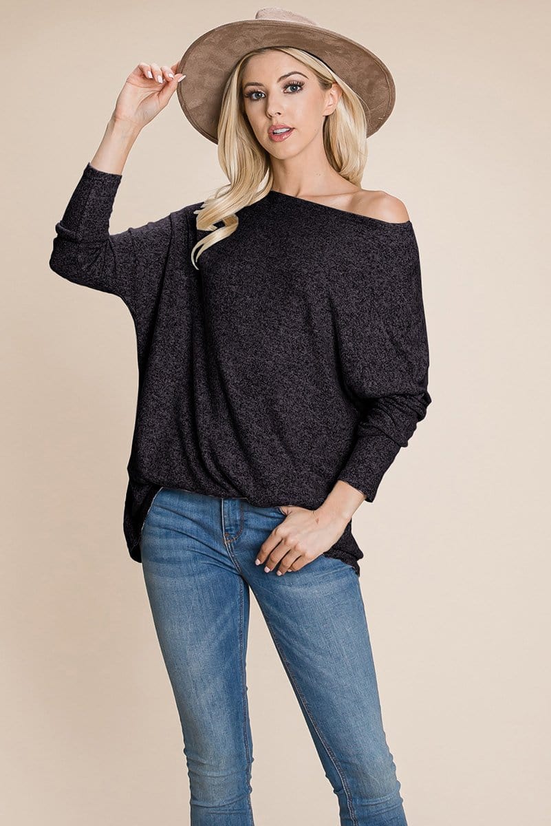 Casual Dolman Pullover Sweater Loose Fit Knit Top | Apparel | Kitchen + Metal