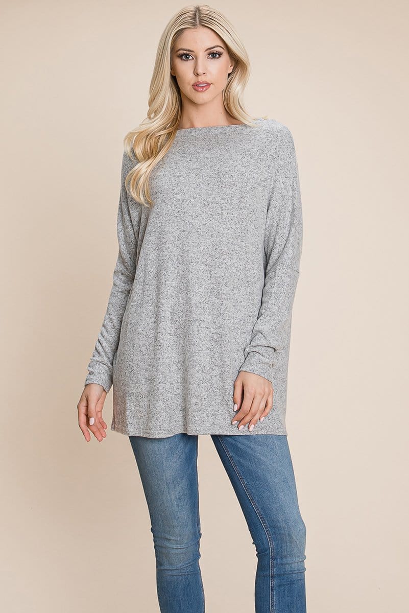 Casual Dolman Pullover Sweater Loose Fit Knit Top | Apparel | Kitchen + Metal