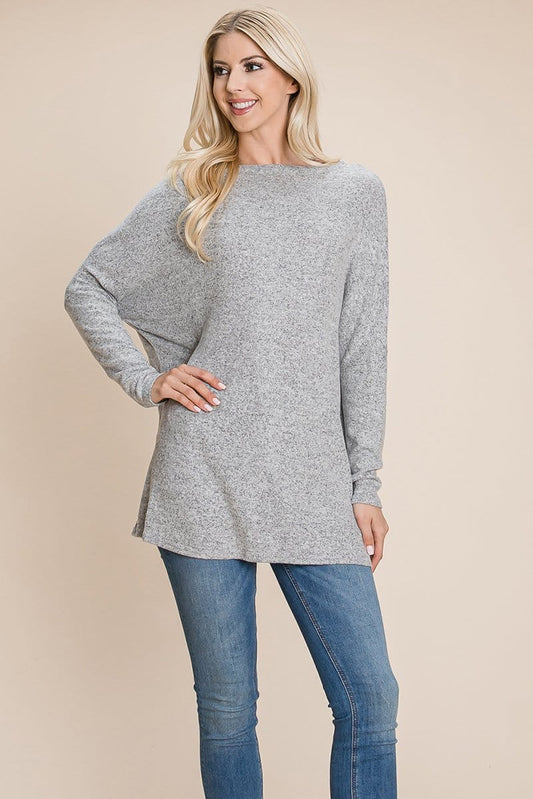 Casual Dolman Pullover Sweater Loose Fit Knit Top | Apparel | Kitchen + Metal