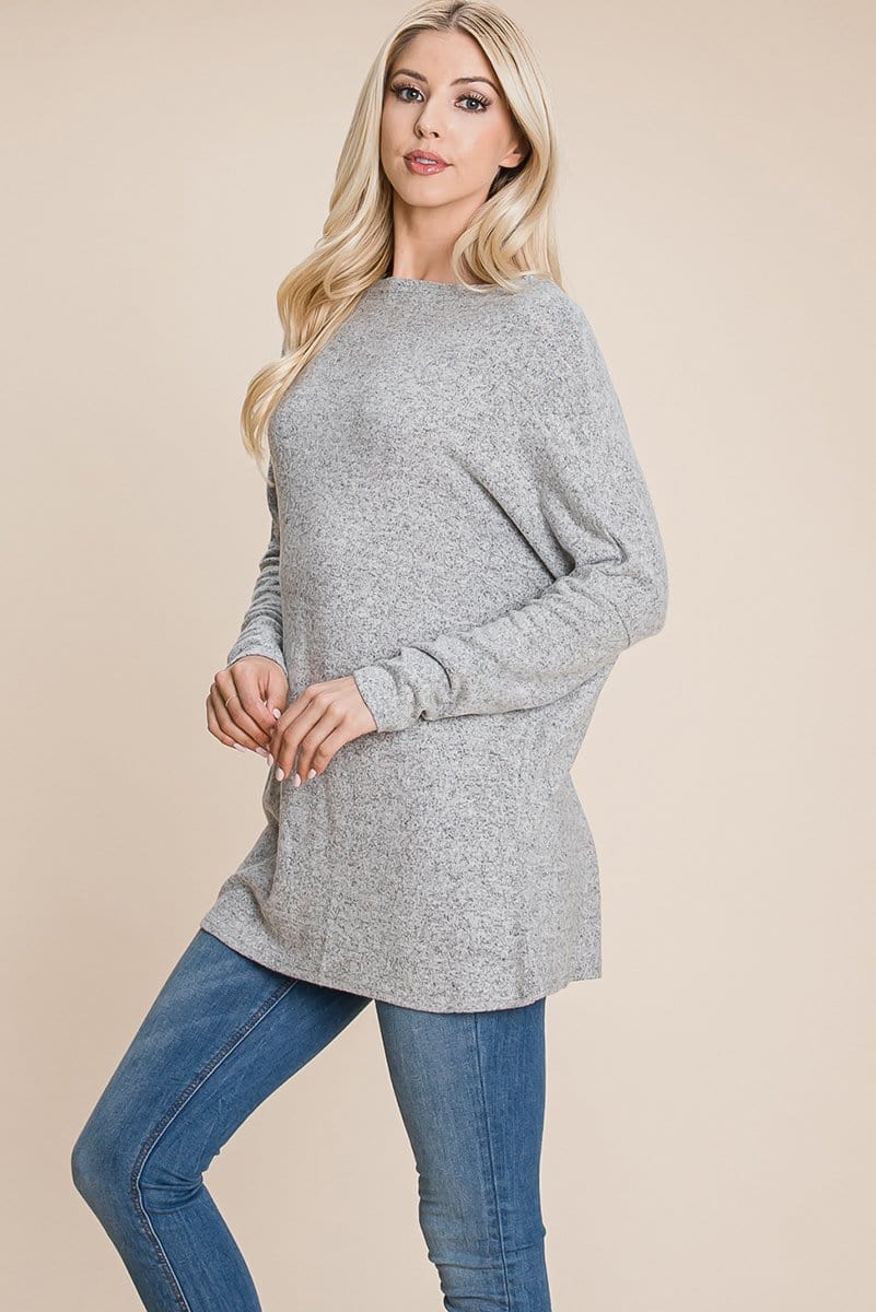 Casual Dolman Pullover Sweater Loose Fit Knit Top | Apparel | Kitchen + Metal