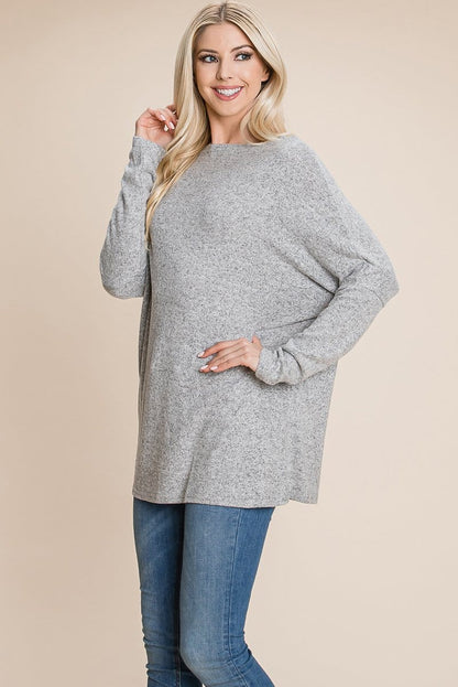 Casual Dolman Pullover Sweater Loose Fit Knit Top | Apparel | Kitchen + Metal