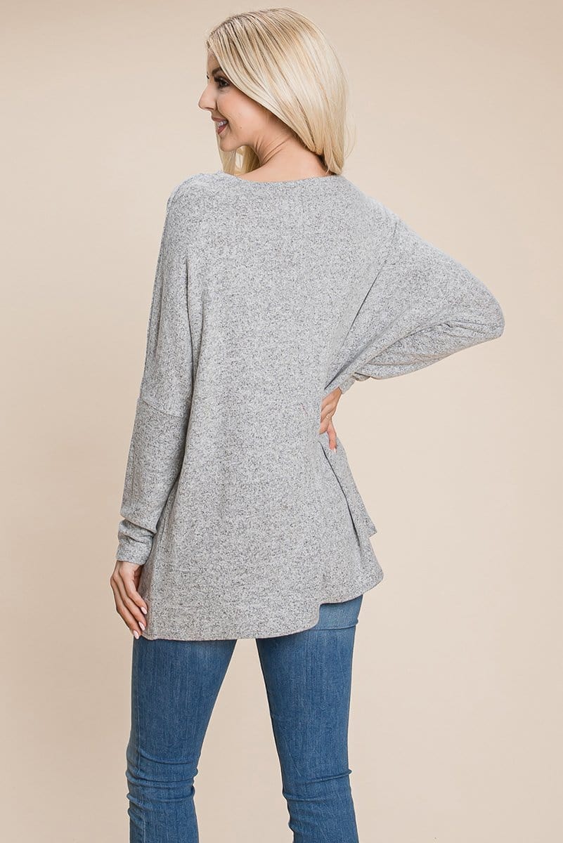 Casual Dolman Pullover Sweater Loose Fit Knit Top | Apparel | Kitchen + Metal