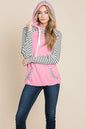 Color Block Striped Double Hoodie Sweatshirts | Apparel | Kitchen + Metal