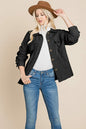 Fleece Jacket Lapel Button up Sherpa Coat | Apparel | Kitchen + Metal