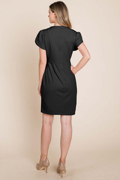 Puff Short Sleeve Bodycon Dress | Apparel | Kitchen + Metal