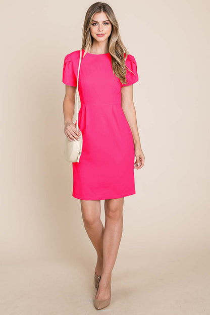 Puff Short Sleeve Bodycon Dress | Apparel | Kitchen + Metal
