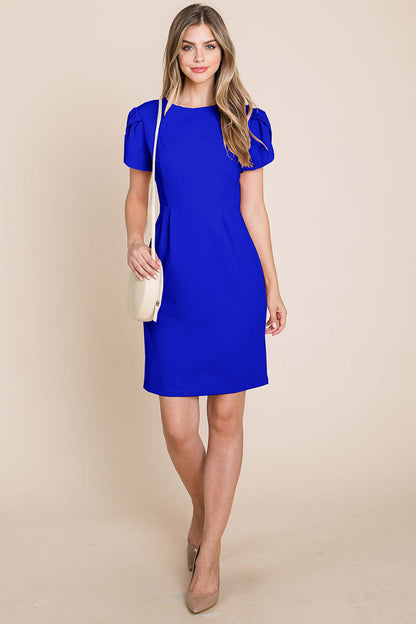 Puff Short Sleeve Bodycon Dress | Apparel | Kitchen + Metal