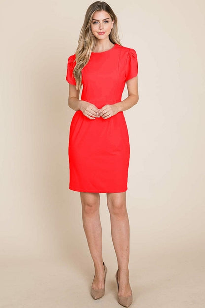 Puff Short Sleeve Bodycon Dress | Apparel | Kitchen + Metal