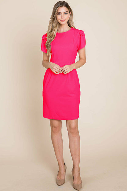 Puff Short Sleeve Bodycon Dress | Apparel | Kitchen + Metal