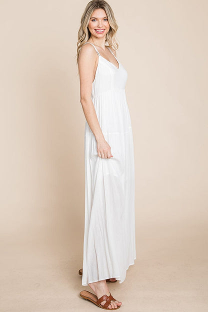 Beach Maxi Bridesmaid Dress with Criss Cross Back | Apparel | Kitchen + Metal