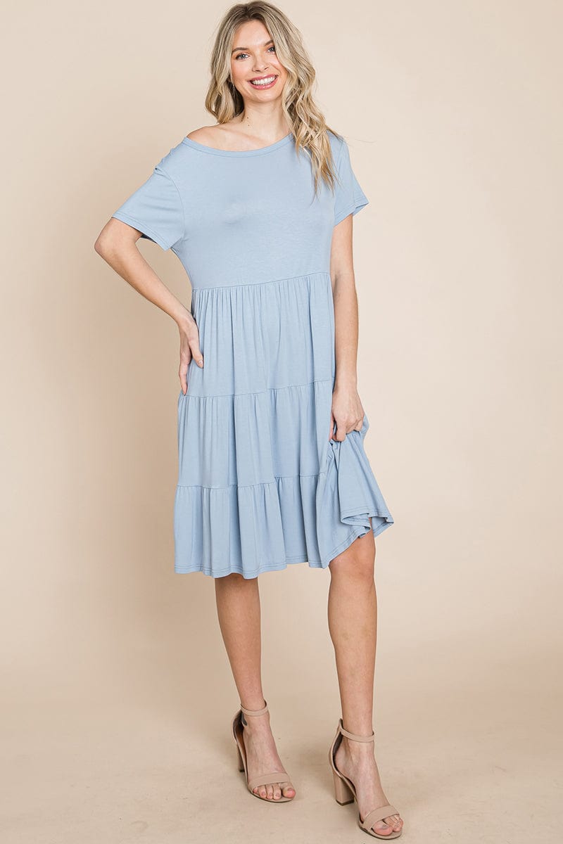 Everyday Knit Tiered Ruffle Hem Dress | Apparel | Kitchen + Metal