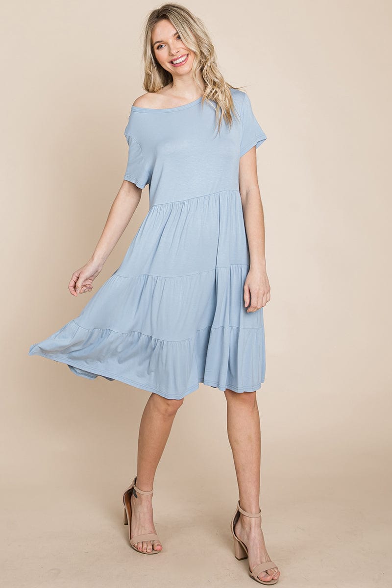 Everyday Knit Tiered Ruffle Hem Dress | Apparel | Kitchen + Metal