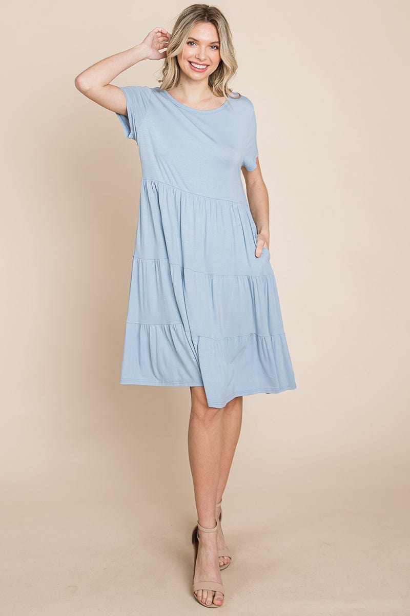Everyday Knit Tiered Ruffle Hem Dress | Apparel | Kitchen + Metal